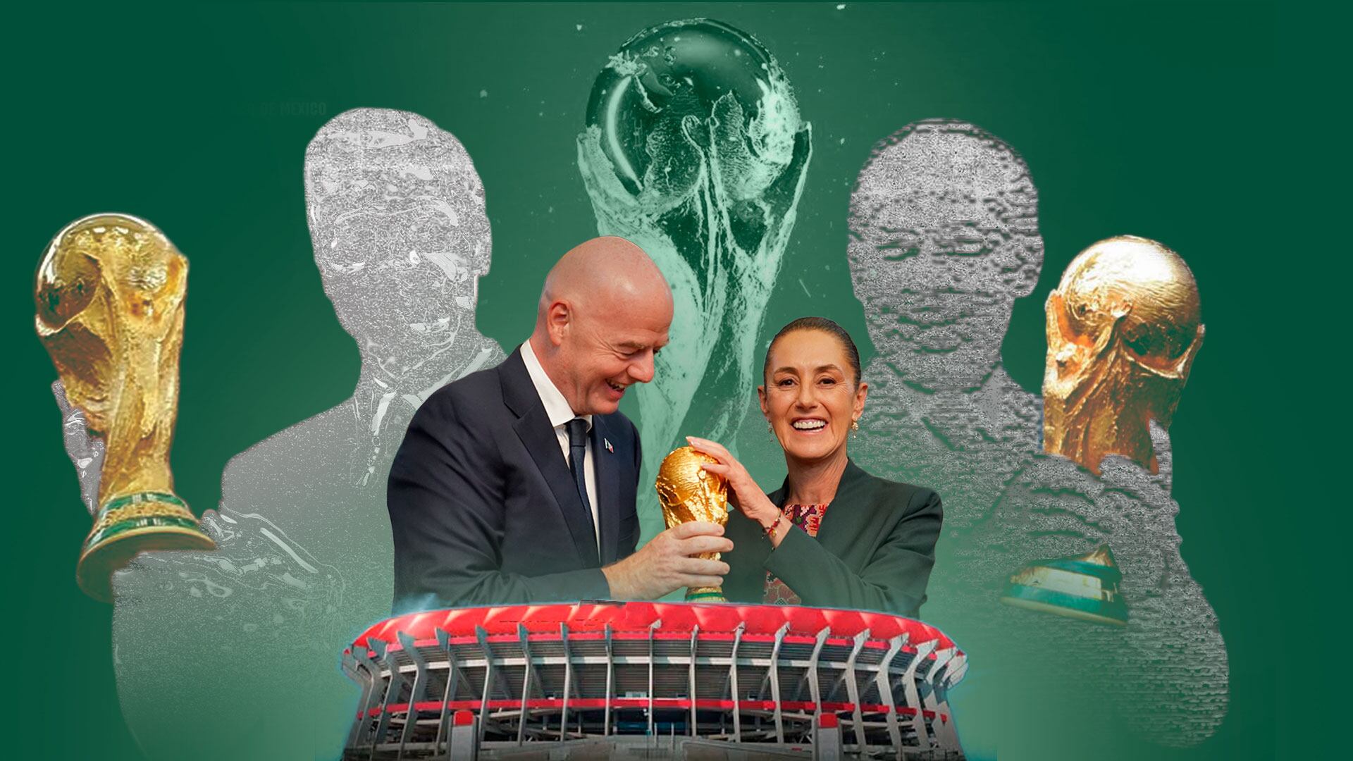 Autoridades mexicanas, así como la Federación Mexicana de Futbol y el propio presidente de la FIFA han reiterado su tranquilidad de que la cita mundialista se lleve a cabo sin alteraciones. (Ilustración: Jovani Pérez/Infobae México)