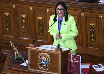 Delcy Rodríguez, jefa del régimen