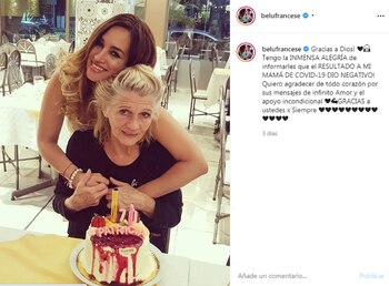El posteo de Belén Francese