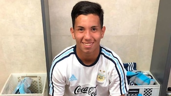 Alan Velasco, una de las joyas de la cantera de Independiente (Crédito: AFA)