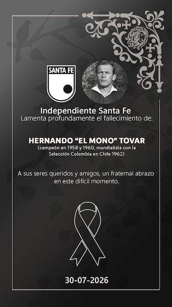 Con el cuadro Cardenal conquistó el recordado título de 1965-crédito @SantaFe/X