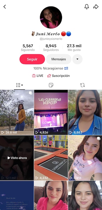 O jovem criador de conteúdo possui mais de 8 mil seguidores no TikTok. Cortesia: conta TikTok