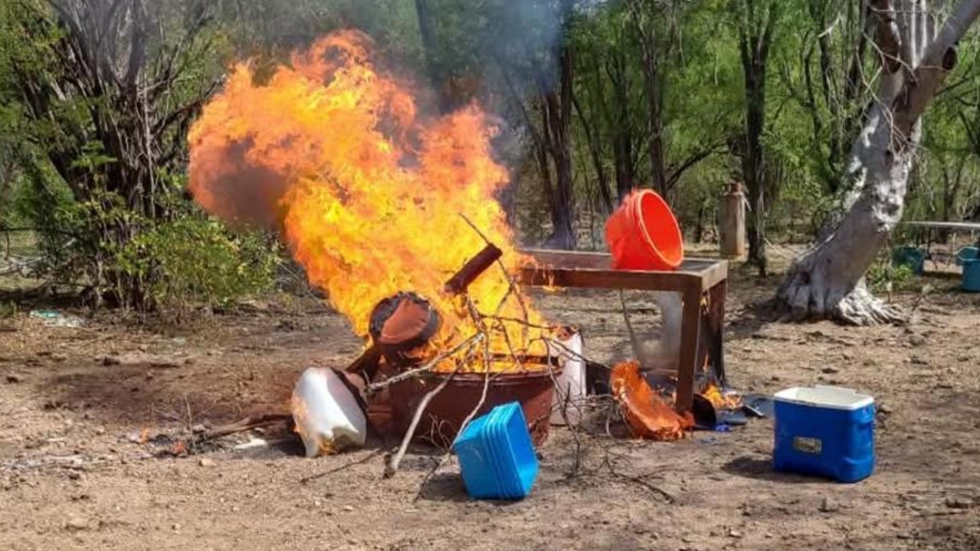 Localizan y deshabilitan un narcolaboratorio en Culiacán: fueron confiscados 100 kilos de metanfetamina