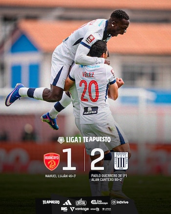 Alianza Lima venció 2-1 a