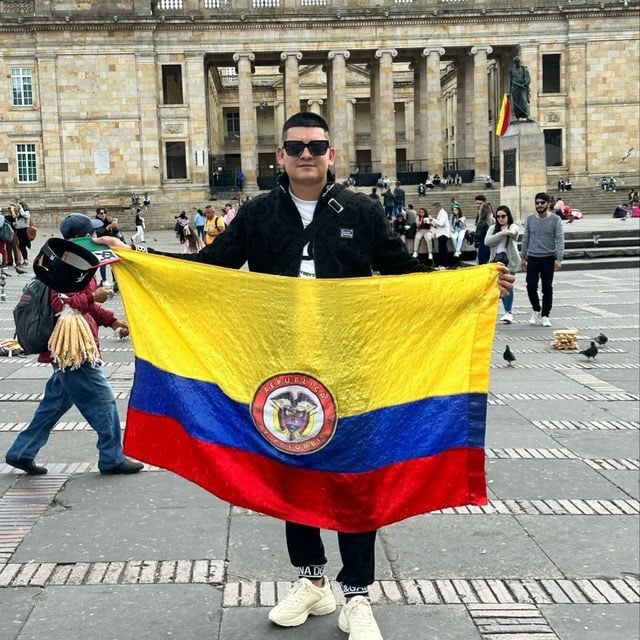 La Flaca posando en Colombia. (Captura de pantalla)
