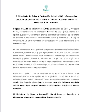 El Instituto Nacional de Salud