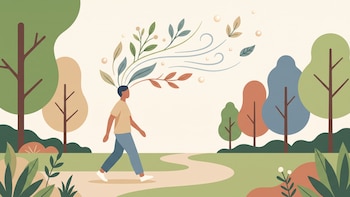 Meditación caminando: por qué pueden ayudar a manejar el estrés y la ansiedad, y cómo empezar a practicarla