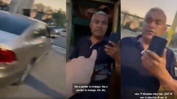 Policía municipal patea y da