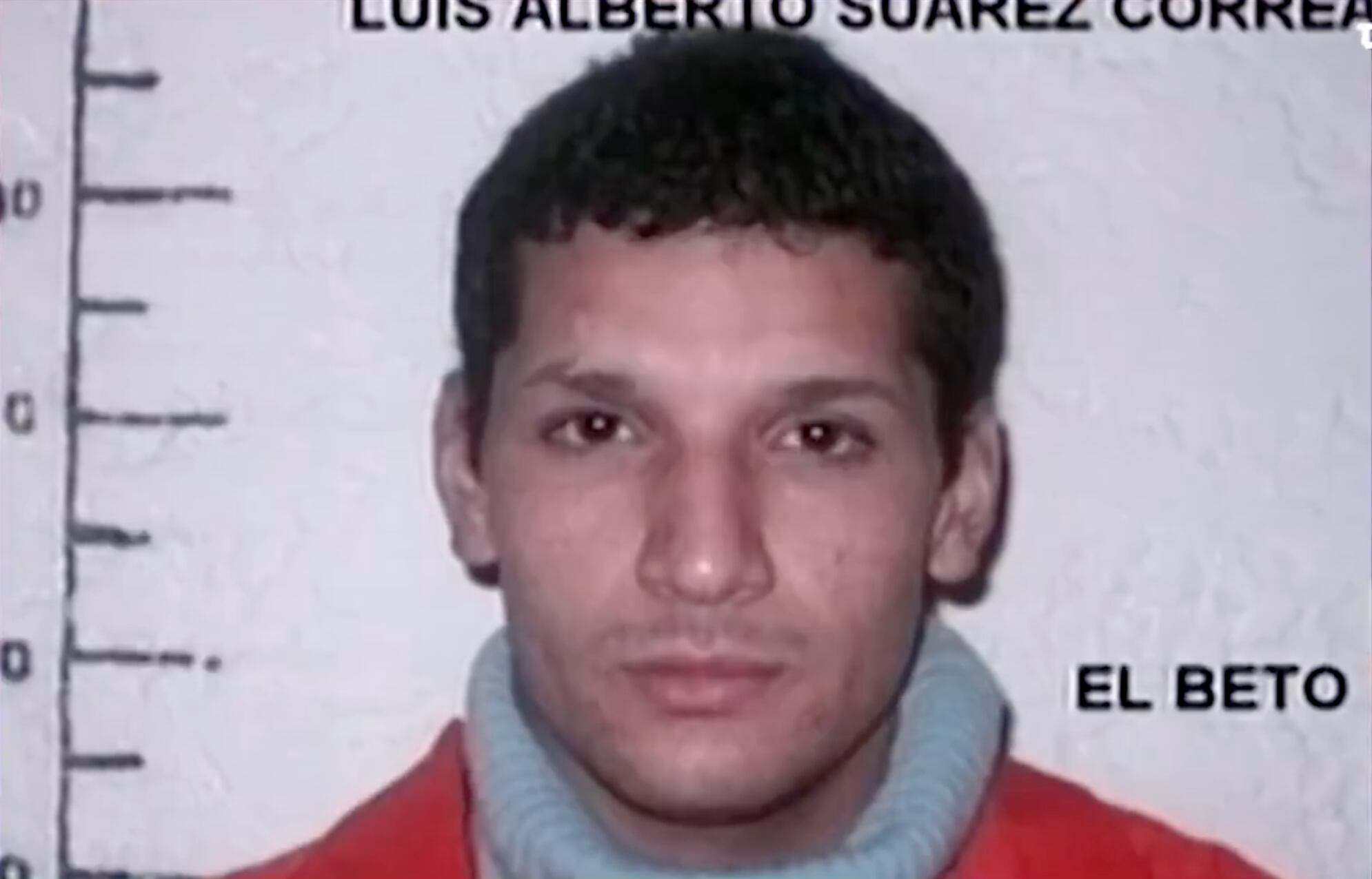 El Betito Suárez tiene un largo historial criminal en Uruguay (Captura Telemundo/Canal 12)