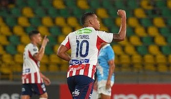 Junior de Barranquilla ganó 3-2 ante Sporting Cristal en la quinta fecha de la Copa Libertadores - crédito Junior de Barranquilla