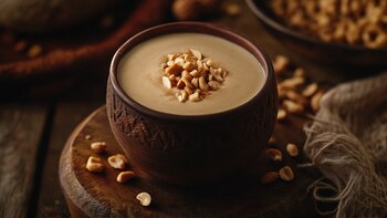 Cómo preparar atole de cacahuate,