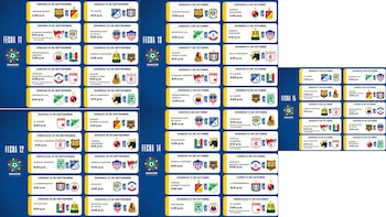 Así se jugará la fecha 11, 12, 13, 14 y 15 del fútbol colombiano en el segundo semestre de 2026 - crédito Dimayor