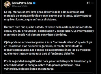 Edwin Palma - crédito @PalmaEdwin/X