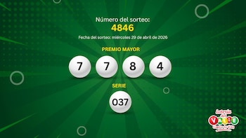 Estos fueron los números ganadores del 29 de abril de 2026 en el sorteo de la Lotería del Valle. (Jovani Pérez/Infobae)