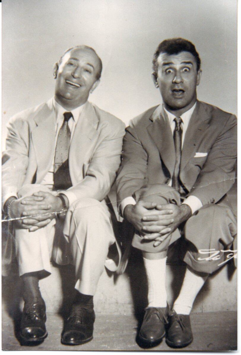 Pepe Biondi y Bernardo Zalman Ver Dvorkin, más conocido como Dick. Juntos protagonizaron un show durante 23 años