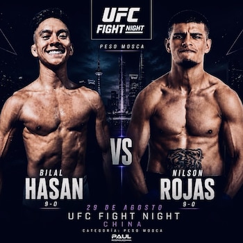 Nilson Rojas debutará en la UFC Shanghái.