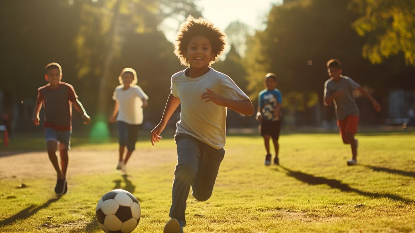 La actividad física para niños estimula la autoestima, la coordinación y el equilibrio emocional desde edades tempranas (Imagen ilustrativa Infobae)