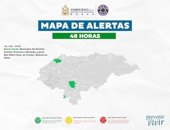 Las regiones Central, Sur y Occidental podrían registrar las lluvias de mayor intensidad durante este periodo. (Foto: COPECO)