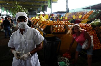 Mercado Central, La Matanza. REUTERS/Agustín