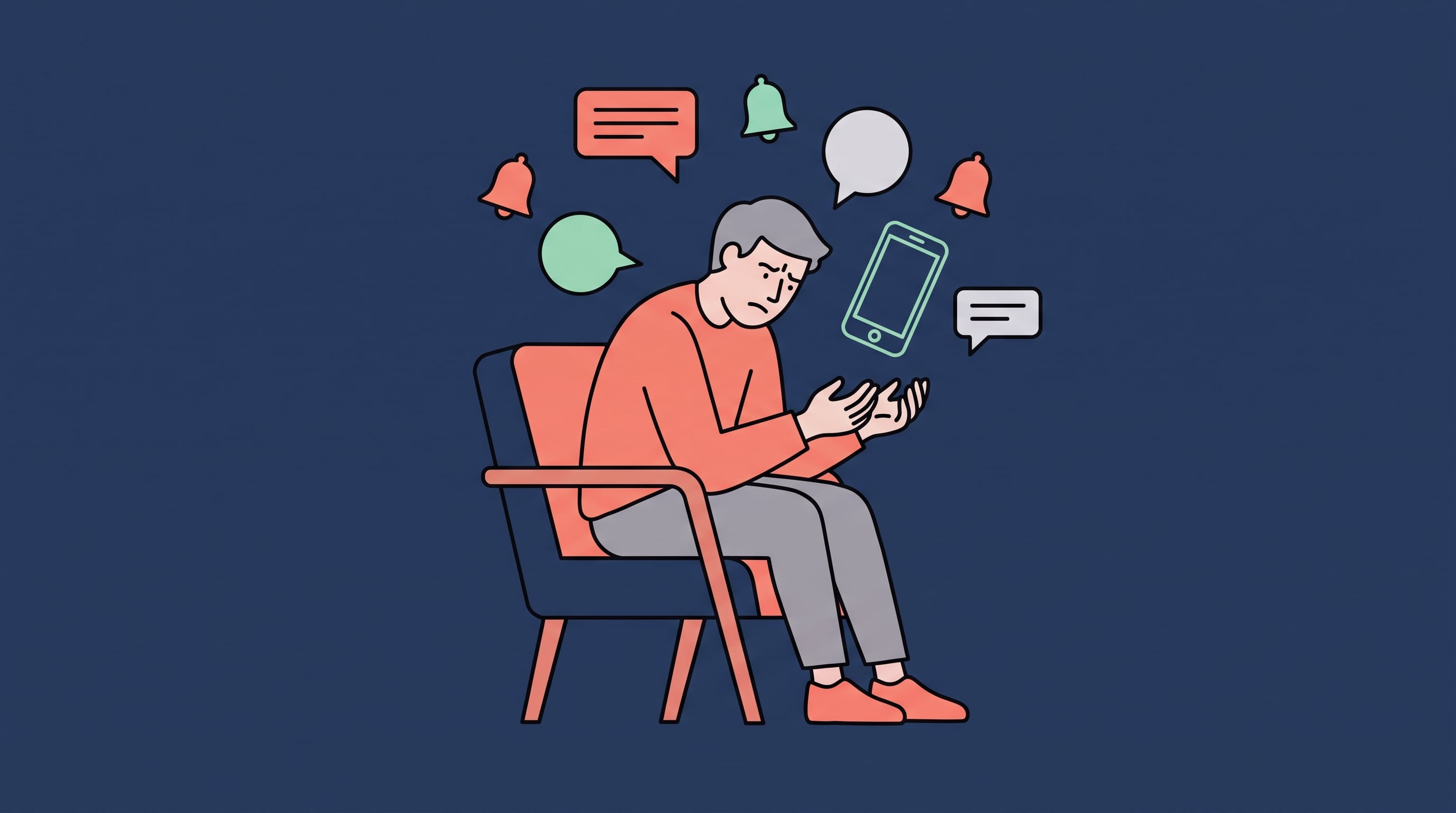 Nomofobia: cómo la ausencia del teléfono móvil puede afectar la salud mental