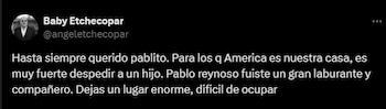 Baby Etchecopar habló de Pablo