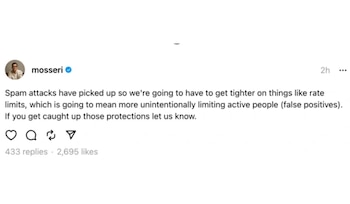 La red social quiere frenar