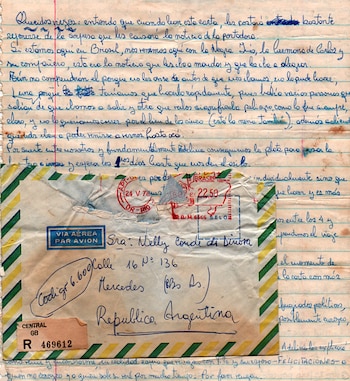 Viejas cartas guardadas, que el