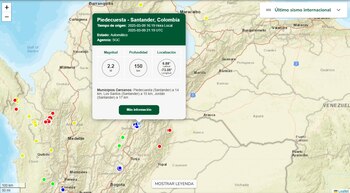 Sismo en Piedecuesta, Santander -