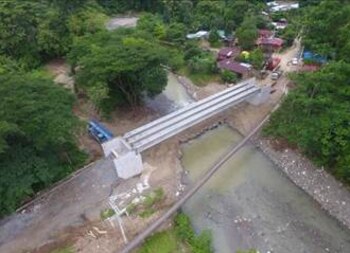 El CNE avanza en la construcción de obras que apoyan con la movilidad y seguridad de la población costarricense./ (CNE)