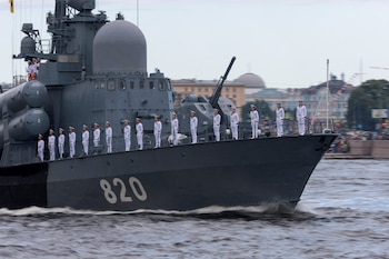 El buque de misiles Chuvashia