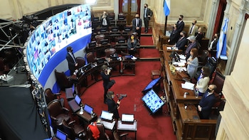 Cristina Fernández de Kirchner preside