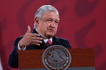 En la imagen, el presidente