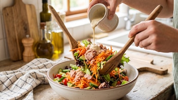 Ensalada de atún con zanahoria: Receta fácil y lista en 15 minutos