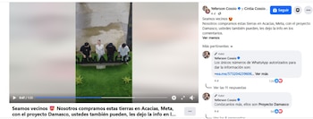 En el video aparecen Yeferson Cossio, Cintia Cossio, Jhoan López y Zionh Wang promocionando el proyecto, alcanzando 100 mil interacciones solo en Facebook - crédito Yeferson Cossio / Facebook