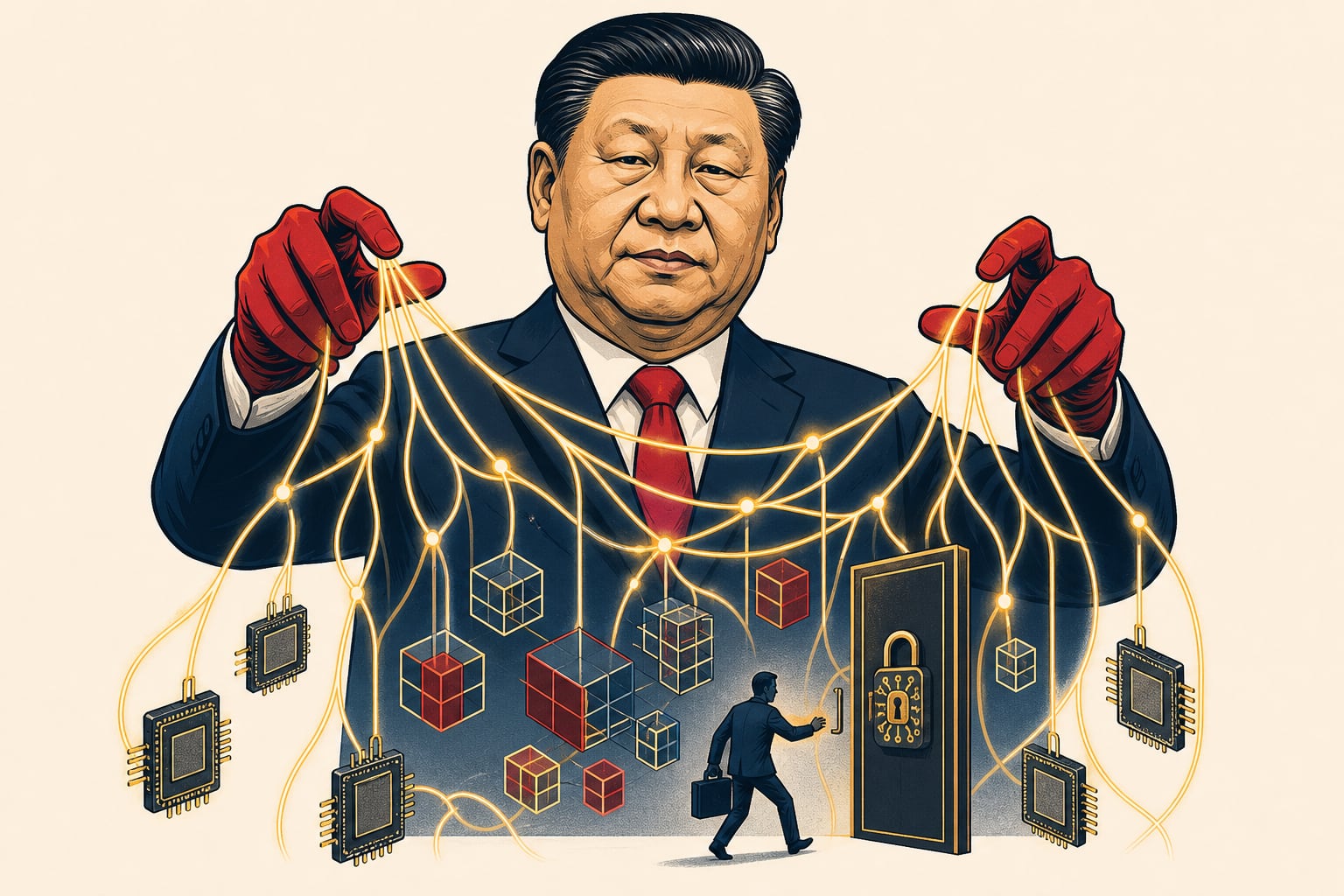 El jefe del régimen chino Xi Jinping posee cada vez más control sobre el movimiento de la población de su país y sobre el ecosistema tecnológico (Imagen Ilustrativa Infobae)