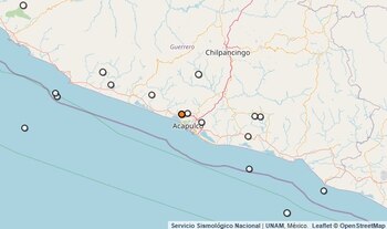 Temblor reportado en Guerrero.
(SSN)