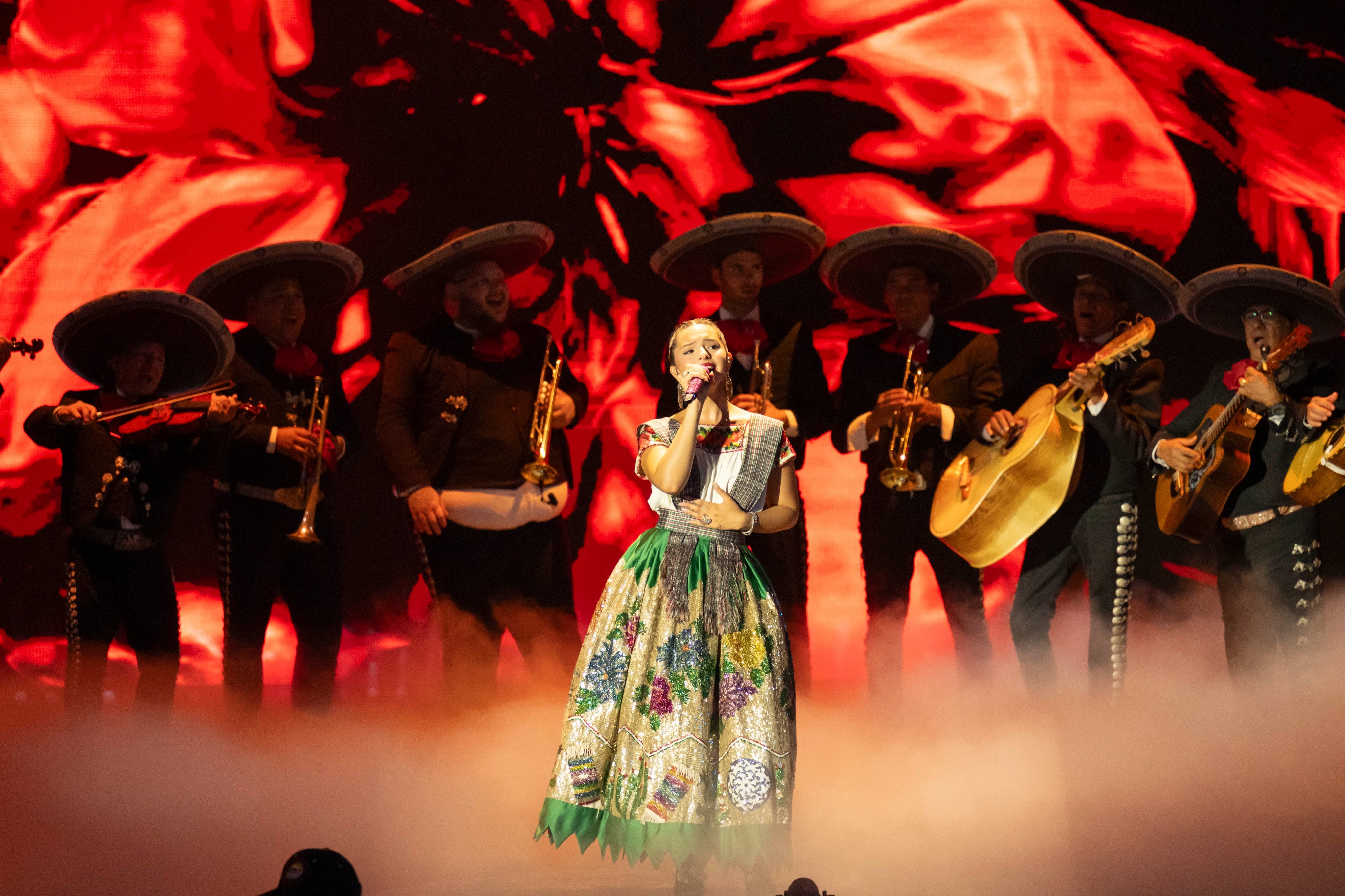 La colaboración con Marc Anthony obtuvo el galardón en Premios Juventud 2026, pese a los cuestionamientos de internautas sobre el éxito real de las canciones nominadas de Aguilar.(@PremiosJuventud)