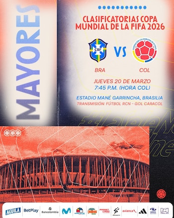 Afiche del partido de la