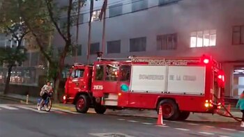Alarma por un incendio en