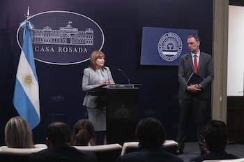 Patricia Bullrich en la conferencia