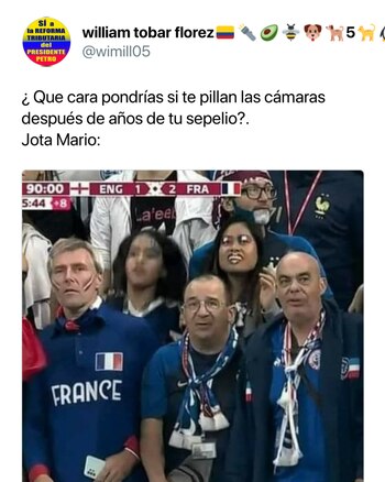 Reacciones a Jota Mario en