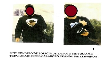 El cartel colocado en las