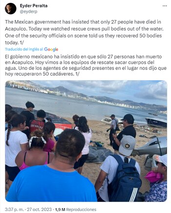 Eyder Peralta reporta que autoridades