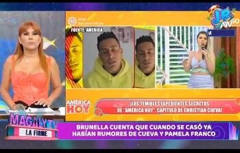 Brunella Horna contó que su marido le pidió que no opine sobre la presunta infidelidad entre Christian Cueva y Pamela Franco.