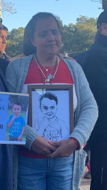 La mamá de Loan Peña