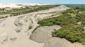 Río Pisco incrementa su caudal,