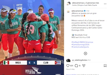 México cerró en cuarto lugar pese a una fase de grupos positiva con triunfos sobre El Salvador y Cuba. (Instagram/ @wbscamericas)