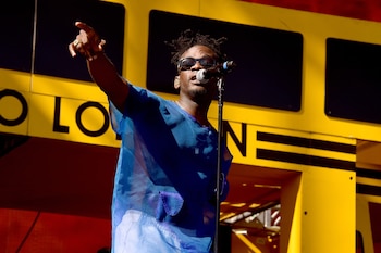 Eazi durante el Festival de