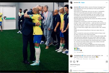 La publicación de Dani Alves