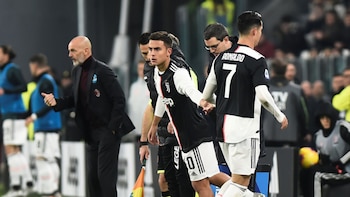 Paulo Dybala sustituye a Cristiano